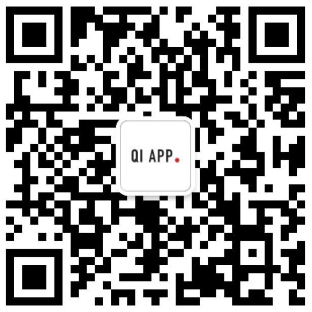 微信公众号「QIQI1996 APP」二维码，微信扫码关注